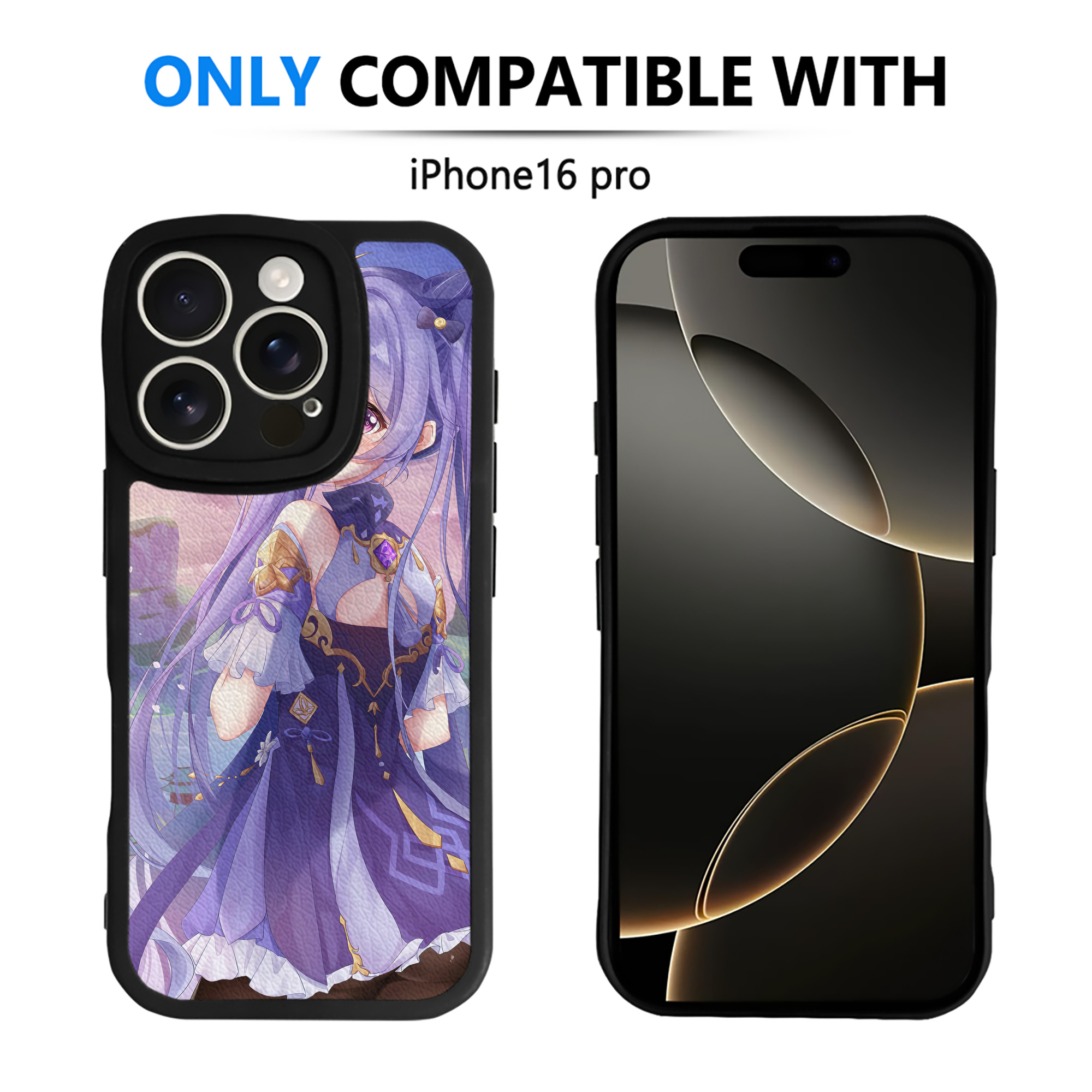 げんし神 genshin 【iPhone 16シリーズ対応】シリコンスマホケース（レザー調） 材質：シリコン